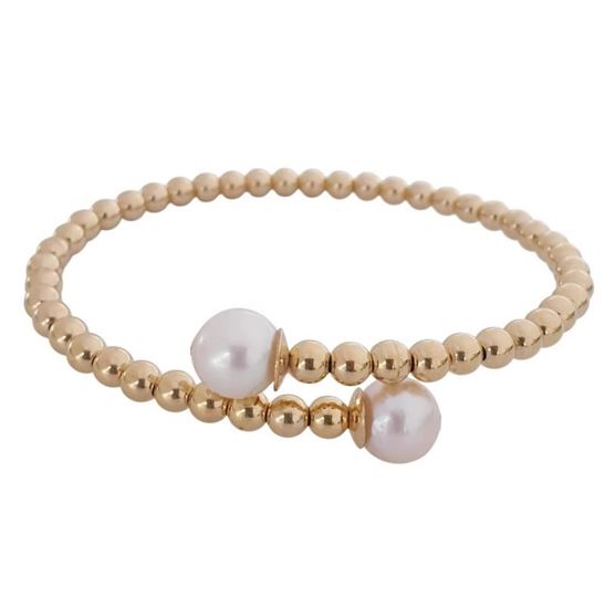 Imagen de PUL-075 - PULSERA DE ORO Y TITANIO