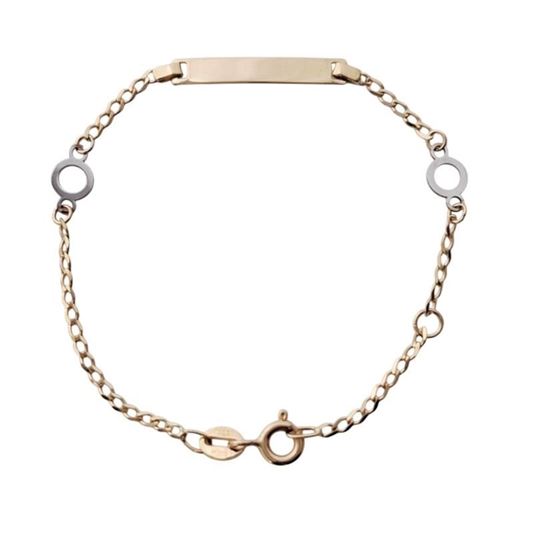 Imagen de PUL-095-9K - PULSERA BB 9K