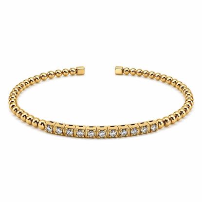 Imagen de PUL-105 - PULSERA ORO Y TITANIO