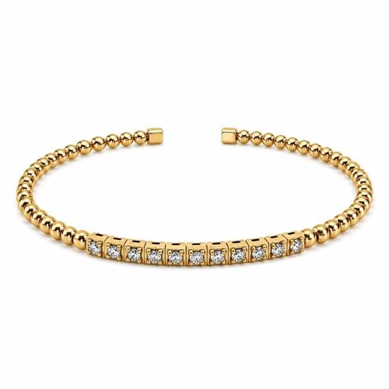 Imagen de PUL-105 - PULSERA ORO Y TITANIO