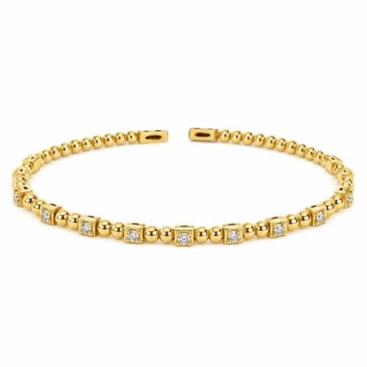 Imagen de PUL-112 - PULSERA ORO Y TITANIO