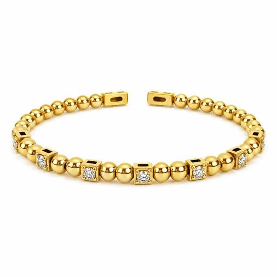 Imagen de PUL-113 - PULSERA ORO Y TITANIO