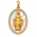Imagen de COL-1165-4P - MEDALLA 18x14MM