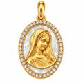 Imagen de COL-1165-2P - MEDALLA 18x14MM