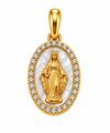 Imagen de COL-1164-4P - MEDALLA 14x10MM