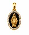 Imagen de COL-1164-4P - MEDALLA 14x10MM