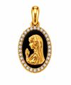 Imagen de COL-1164-3P - MEDALLA 14x10MM