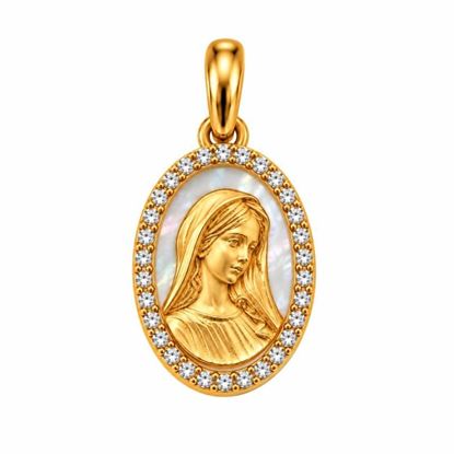 Imagen de COL-1164-2P - MEDALLA 14x10MM