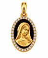 Imagen de COL-1164-2P - MEDALLA 14x10MM